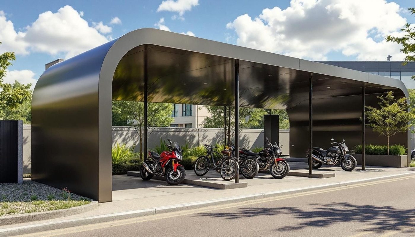 Comment choisir le meilleur abri à toit arrondi pour vélos et motos ?